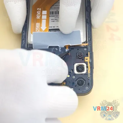 Como desmontar Samsung Galaxy A25 SM-A256 por si mesmo, Passo 5/2