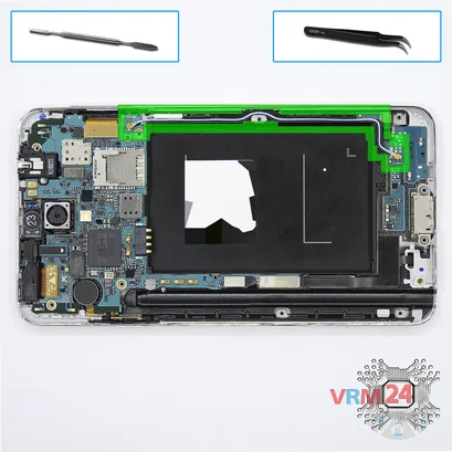 How to disassemble Samsung Galaxy Note 3 SM-N9000, Step 6/1