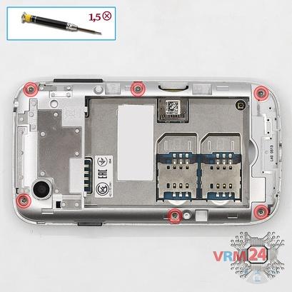 How to disassemble LG L40 Dual D170, Step 3/1