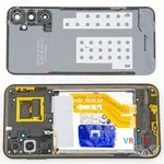 Como desmontar Samsung Galaxy A24 SM-A245 por si mesmo, Passo 3/2