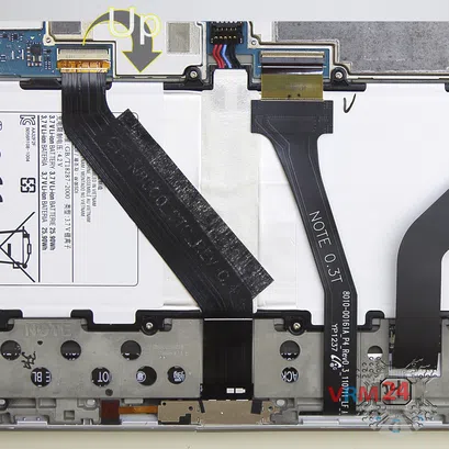 Как разобрать Samsung Galaxy Note 10.1'' GT-N8000, Шаг 6/2