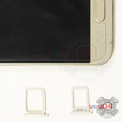 Cómo desmontar Samsung Galaxy A8 (2015) SM-A8000, Paso 1/2