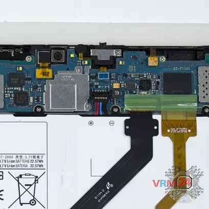 Cómo desmontar Samsung Galaxy Tab 8.9'' GT-P7300, Paso 2/3