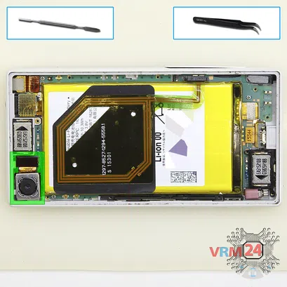 How to disassemble Sony Xperia Z5 Compact, Step 7/1