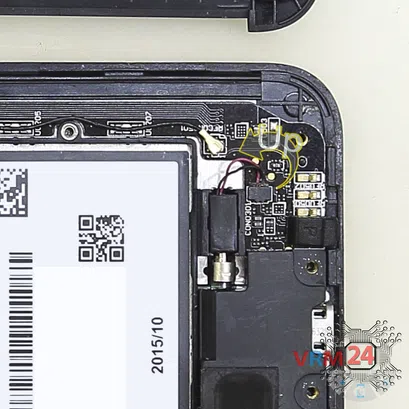 Cómo desmontar Asus ZenFone Selfie ZD551KL, Paso 5/2