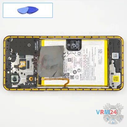 Как разобрать Realme C61, Шаг 6/1