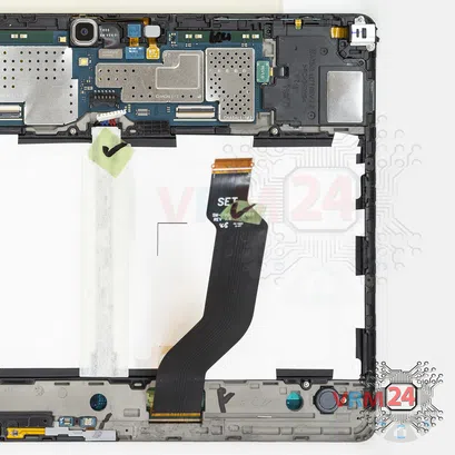 Cómo desmontar Samsung Galaxy Tab S 10.5'' SM-T805, Paso 7/2