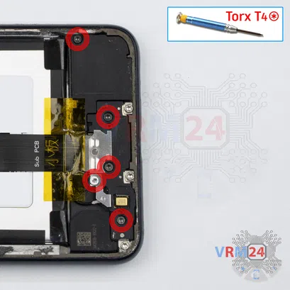 How to disassemble BQ 5732L Aurora SE, Step 9/1