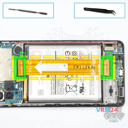 Como desmontar Samsung Galaxy M51 SM-M515 por si mesmo, Passo 7/1