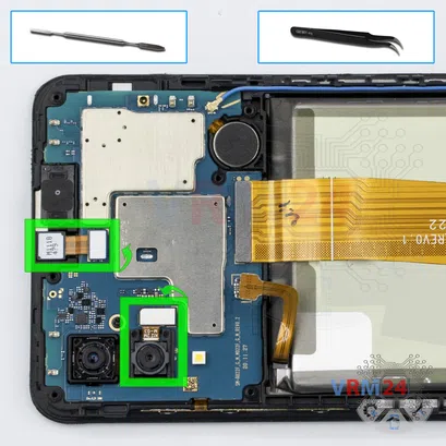Como desmontar Samsung Galaxy A02 SM-A022 por si mesmo, Passo 11/1