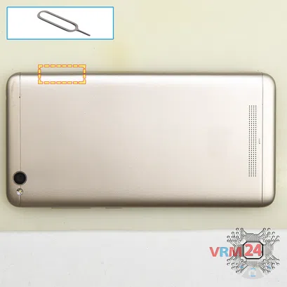 How to disassemble Xiaomi Redmi 4A, Step 1/1