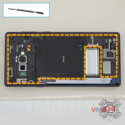 How to disassemble Samsung Galaxy Note 9 SM-N960, Step 5/1