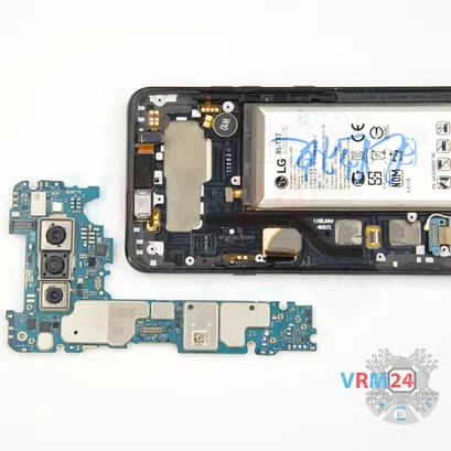 How to disassemble LG V40 ThinQ V405, Step 10/2