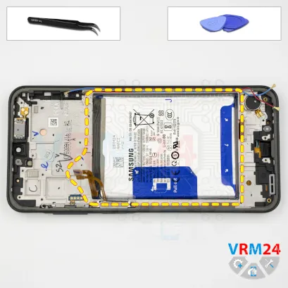 How to disassemble Samsung Galaxy A26 SM-A268, Step 18/1