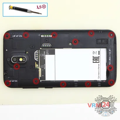 How to disassemble Huawei Ascend Y625, Step 3/1