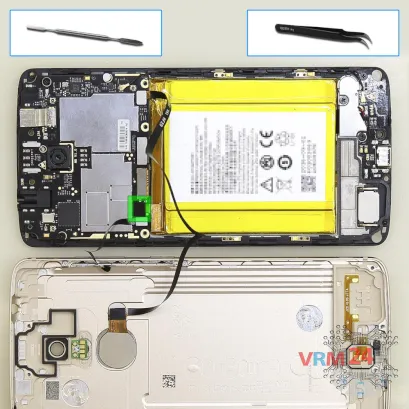 How to disassemble ZTE Axon 7 Mini, Step 7/1