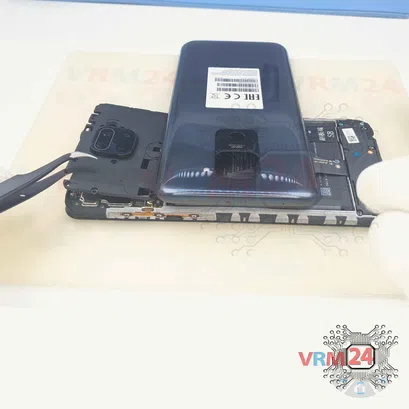 How to disassemble Xiaomi RedMi Note 9, Step 6/3