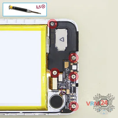 How to disassemble Asus ZenFone Live ZB501KL, Step 4/1