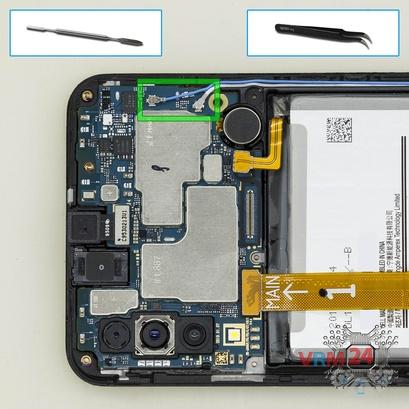 Cómo desmontar Samsung Galaxy A50 SM-A505, Paso 10/1
