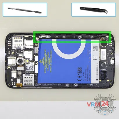 How to disassemble Alcatel OT POP 2 7043K, Step 4/1