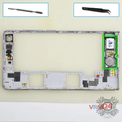 How to disassemble Huawei Ascend G6 / G6-C00, Step 6/1