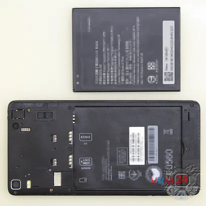 How to disassemble Lenovo A7000, Step 2/2