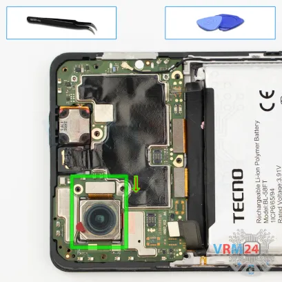 Как разобрать Tecno Pova 6, Шаг 16/1
