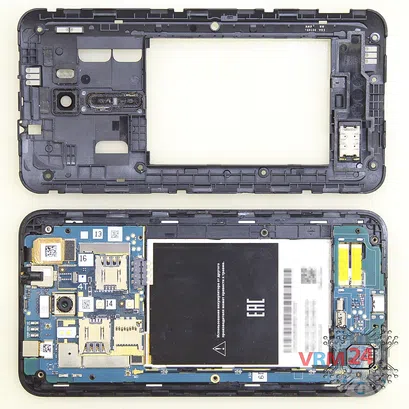 How to disassemble Asus ZenFone Go ZB551KL, Step 4/2