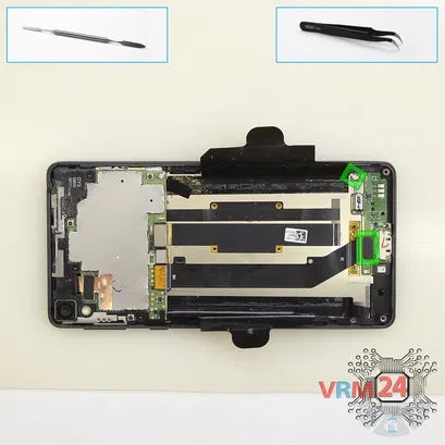 How to disassemble Sony Xperia E5, Step 7/1