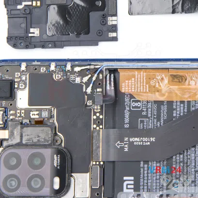 How to disassemble Xiaomi Mi 10 Lite, Step 6/2