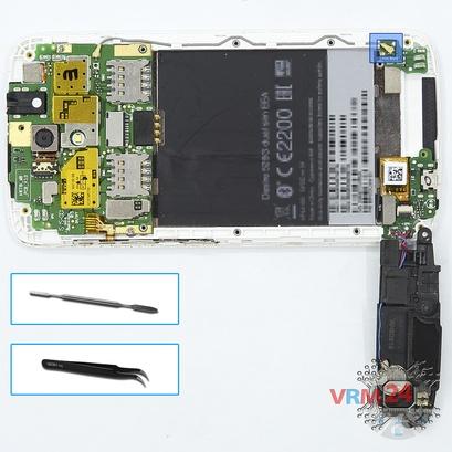 How to disassemble HTC Desire 526G, Step 7/1