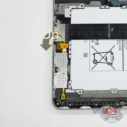 Cómo desmontar Samsung Galaxy Note Pro 12.2'' SM-P905, Paso 7/2