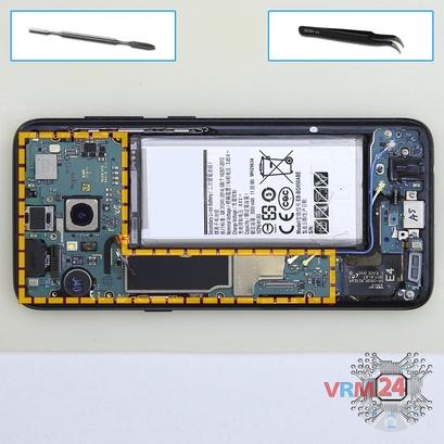 How to disassemble Samsung Galaxy S8 SM-G950, Step 6/1