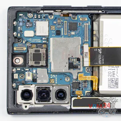 Cómo desmontar Samsung Galaxy Note 10 SM-N970, Paso 12/2
