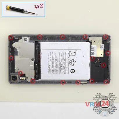 How to disassemble Lenovo Vibe Shot Z90, Step 3/1