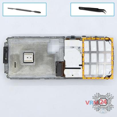 How to disassemble Nokia 6700 Classic RM-470, Step 12/1