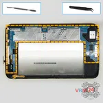 How to disassemble Samsung Galaxy Tab 3 7.0'' SM-T2105, Step 8/1