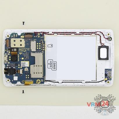 How to disassemble Lenovo A1000, Step 5/2
