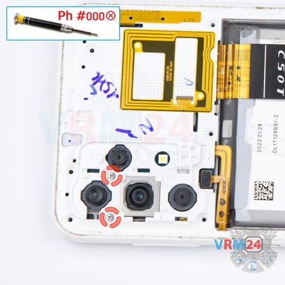 How to disassemble Samsung Galaxy A23 SM-A235, Step 6/1