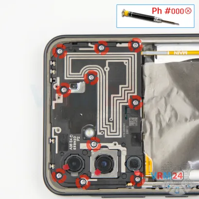 How to disassemble Samsung Galaxy A36 SM-A366, Step 4/1