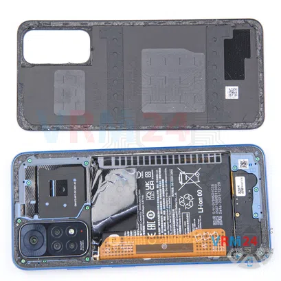 How to disassemble Xiaomi Redmi Note 11, Step 3/2