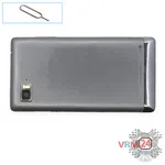 How to disassemble Lenovo Vibe Z K910, Step 1/1