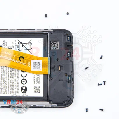 Cómo desmontar Samsung Galaxy A02s SM-A025, Paso 7/2