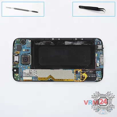 How to disassemble Samsung Galaxy S6 SM-G920, Step 7/2