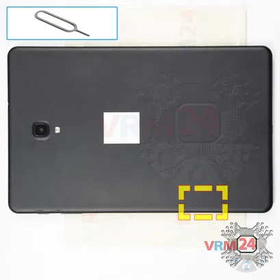 How to disassemble Samsung Galaxy Tab A 10.5'' SM-T595, Step 1/1