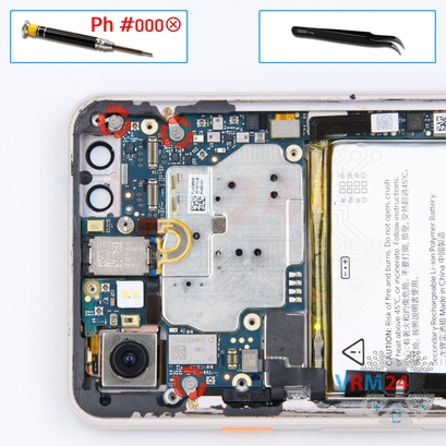 How to disassemble Google Pixel 3, Step 15/1