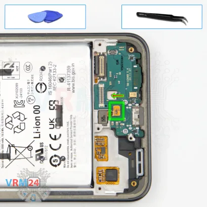 How to disassemble Samsung Galaxy A36 SM-A366, Step 10/1