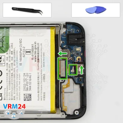Как разобрать Realme C35, Шаг 10/1