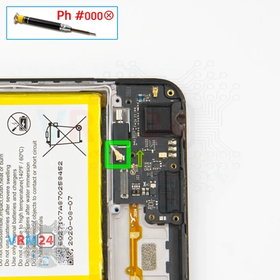How to disassemble ZTE Blade V20 Smart, Step 12/1