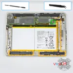 How to disassemble Huawei MediaPad M2 10'', Step 8/1